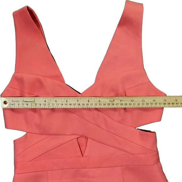 BCBGMAXAZRIA Coral Dress Women's Size 4 - Picture 5 of 15